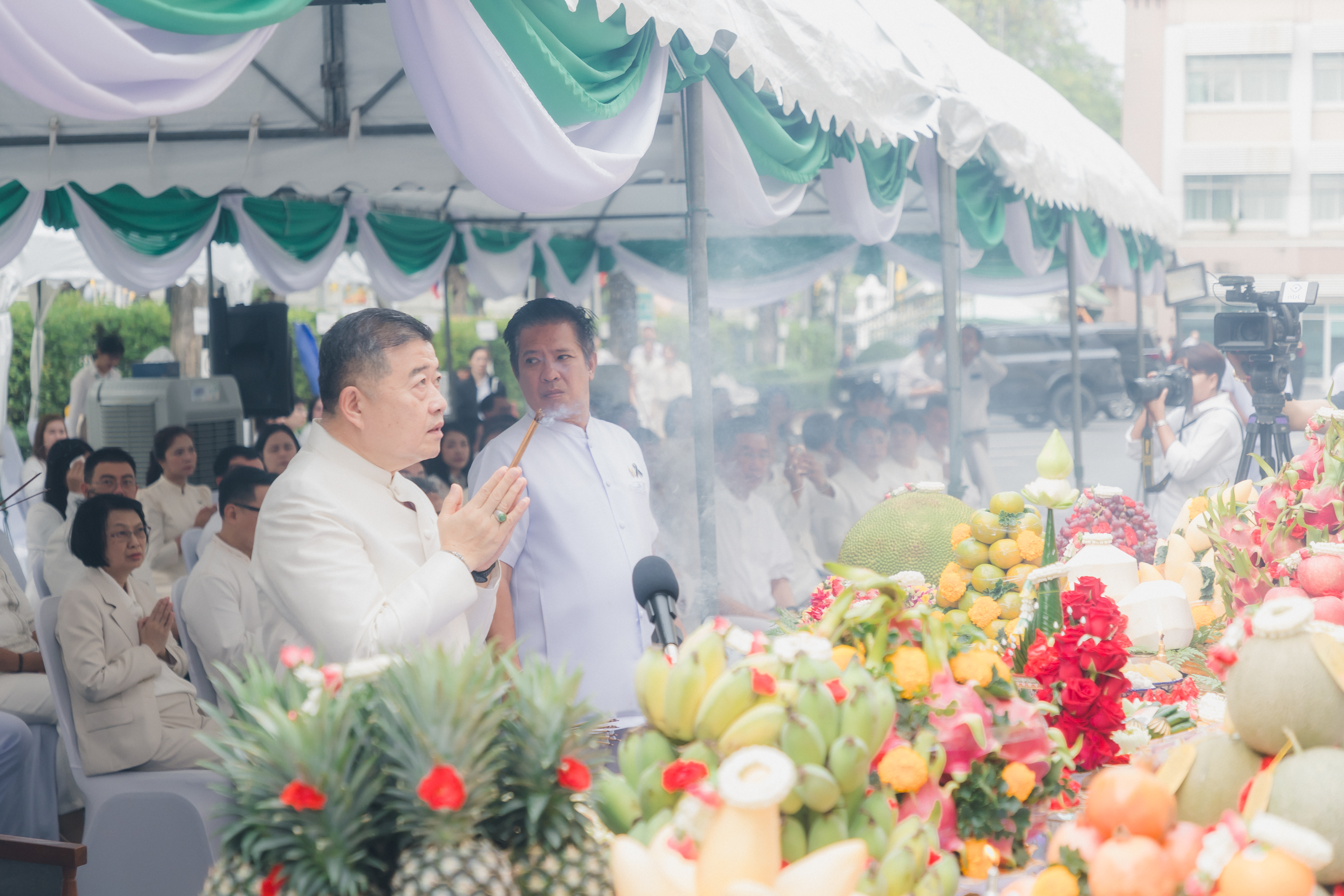 title - ส.ป.ก. ร่วมพิธีบวงสรวงบูรพกษัตริย์ องค์พระพิรุณทรงนาค และศาลพระภูมิเจ้าที่ เนื่องในวันพระราชพิธีพืชมงคลจรดพระนังคัลแรกนาขวัญ ประจำปีพุทธศักราช 2569
